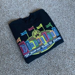 RARE Disneyland Glow in the Dark Crewneck